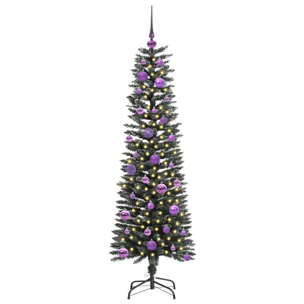 Árbol de Navidad artificial con 150 LED Verde 43 x 43 x 150 cm M 3