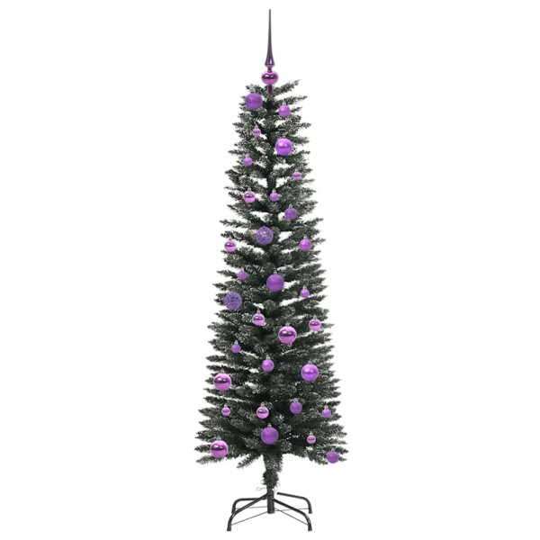 Árbol de Navidad artificial con 150 LED Verde 43 x 43 x 150 cm M 4