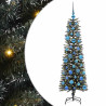 Árbol de Navidad artificial con 150 LED Verde 43 x 43 x 150 cm 2