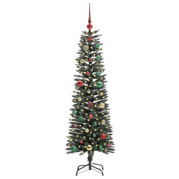 Árbol de Navidad artificial con 150 LED Verde 43 x 43 x 150 cm M 3