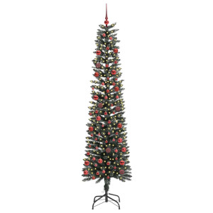 Árbol de Navidad artificial con 300 LED Verde 58 x 58 x 210 cm H