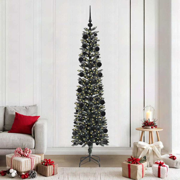 Árbol de Navidad artificial con 300 LED Verde 58 x 58 x 210 cm D