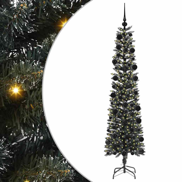 Árbol de Navidad artificial con 300 LED Verde 58 x 58 x 210 cm M 2