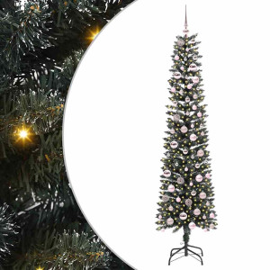 Árbol de Navidad artificial con 300 LED Verde 58 x 58 x 210 cm H