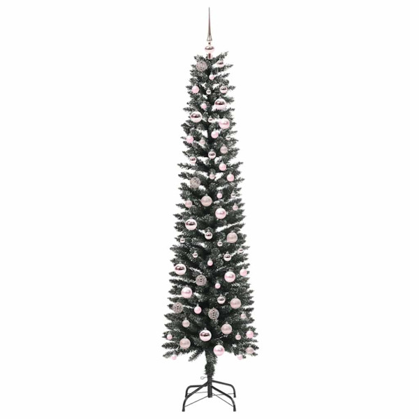 Árbol de Navidad artificial con 300 LED Verde 58 x 58 x 210 cm M 4