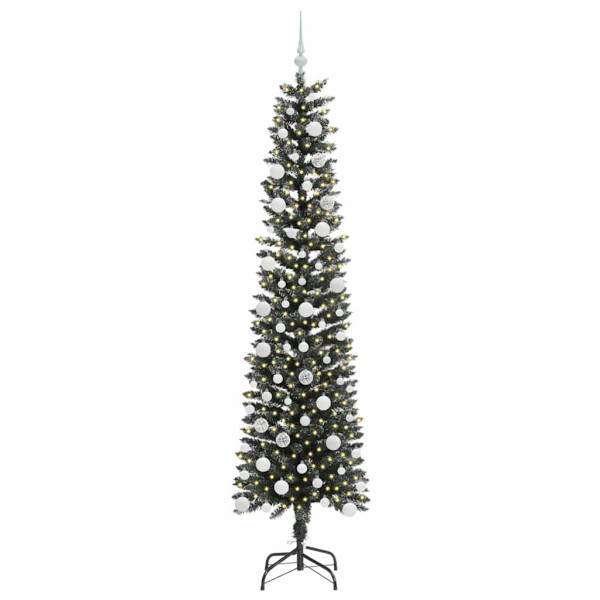 Árbol de Navidad artificial con 300 LED Verde 58 x 58 x 210 cm M 3