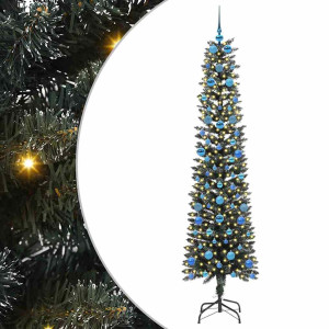 Árbol de Navidad artificial con 300 LED Verde 58 x 58 x 210 cm H