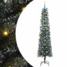 Árbol de Navidad artificial con 300 LED Verde 58 x 58 x 210 cm 2