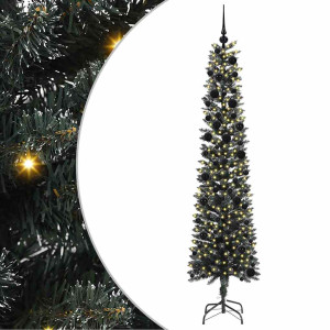 Árbol de Navidad artificial con 300 LED Verde 58 x 58 x 240 cm H
