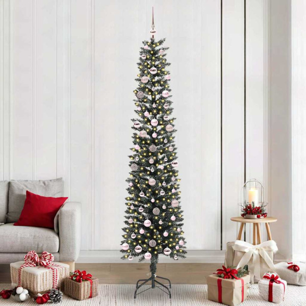 Árbol de Navidad artificial con 300 LED Verde 58 x 58 x 240 cm D
