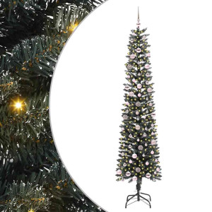 Árbol de Navidad artificial con 300 LED Verde 58 x 58 x 240 cm H