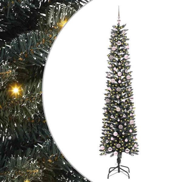 Árbol de Navidad artificial con 300 LED Verde 58 x 58 x 240 cm M 2