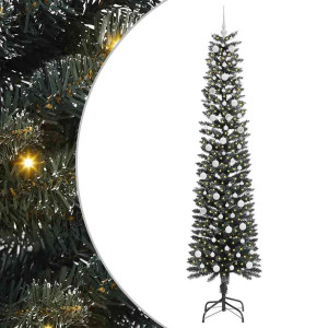 Árbol de Navidad artificial con 300 LED Verde 58 x 58 x 240 cm H