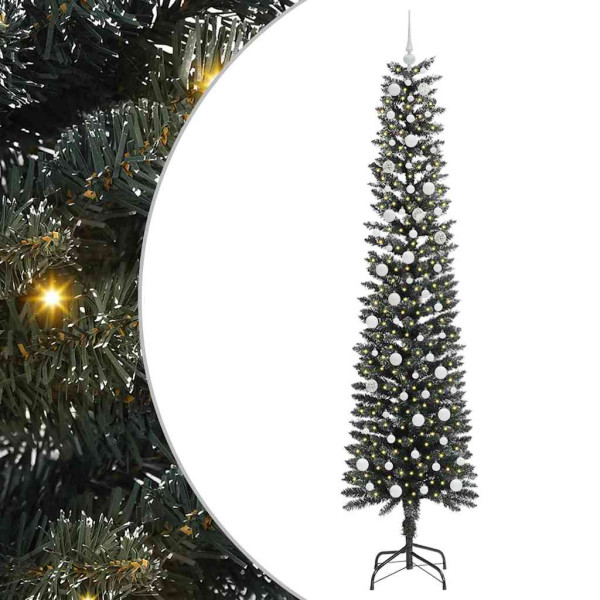 Árbol de Navidad artificial con 300 LED Verde 58 x 58 x 240 cm M 2
