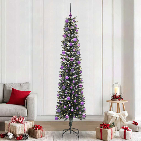 Árbol de Navidad artificial con 300 LED Verde 58 x 58 x 240 cm D