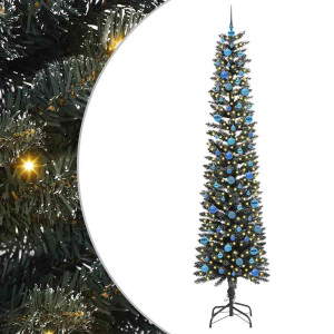 Árbol de Navidad artificial con 300 LED Verde 58 x 58 x 240 cm H