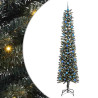 Árbol de Navidad artificial con 300 LED Verde 58 x 58 x 240 cm 2