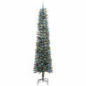 Árbol de Navidad artificial con 300 LED Verde 58 x 58 x 240 cm 3