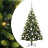 Árbol de Navidad Artificial Articulado 150 LEDs Verde 120 cm 2