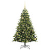 Árbol de Navidad Artificial Articulado 150 LEDs Verde 120 cm 3