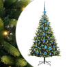 Árbol de Navidad Artificial Articulado 150 LEDs Verde 120 cm 2