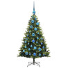 Árbol de Navidad Artificial Articulado 150 LEDs Verde 120 cm 4