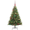Árbol de Navidad Artificial Articulado 150 LEDs Verde 120 cm 3
