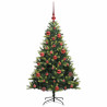 Árbol de Navidad Artificial Articulado 150 LEDs Verde 150 cm 4