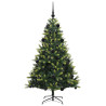 Árbol de Navidad Artificial Articulado 150 LEDs Verde 150 cm 4
