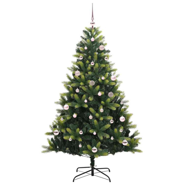 Árbol de Navidad Artificial Articulado 150 LEDs Verde 150 cm M 3