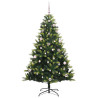 Árbol de Navidad Artificial Articulado 150 LEDs Verde 150 cm 3