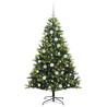 Árbol de Navidad Artificial Articulado 150 LEDs Verde 150 cm 3