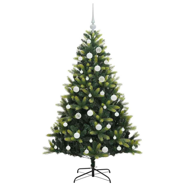Árbol de Navidad Artificial Articulado 150 LEDs Verde 150 cm M 4