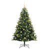 Árbol de Navidad Artificial Articulado 150 LEDs Verde 150 cm 4