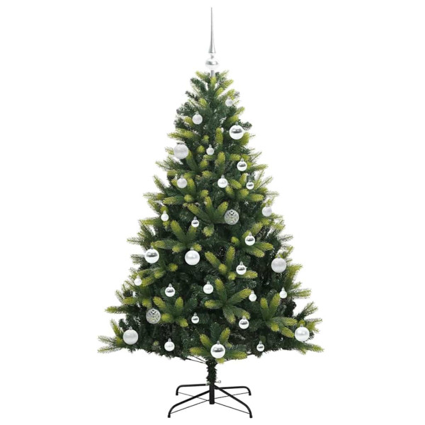 Árbol de Navidad Artificial Articulado 150 LEDs Verde 150 cm M 4