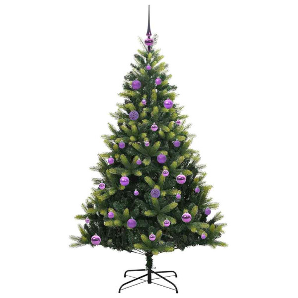 Árbol de Navidad Artificial Articulado 150 LEDs Verde 150 cm M 4