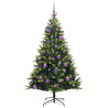Árbol de Navidad Artificial Articulado 150 LEDs Verde 150 cm 4