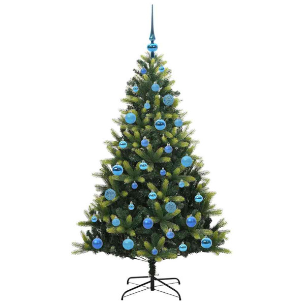 Árbol de Navidad Artificial Articulado 150 LEDs Verde 150 cm M 4