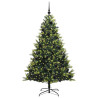 Árbol de Navidad Artificial Articulado 300 LEDs Verde 180 cm 3