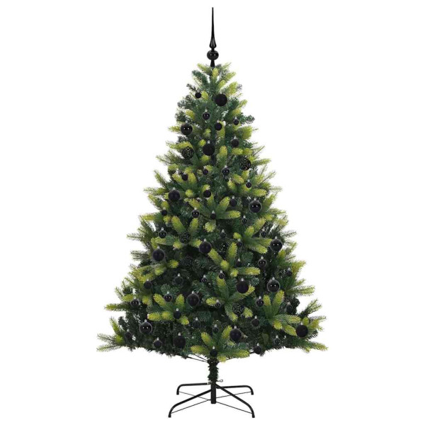 Árbol de Navidad Artificial Articulado 300 LEDs Verde 180 cm M 4