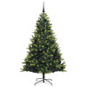 Árbol de Navidad Artificial Articulado 300 LEDs Verde 180 cm 4