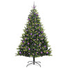 Árbol de Navidad Artificial Plegable 300 LEDs Verde 180 cm 3