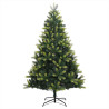 Árbol de Navidad Artificial con Bisagras 300 LEDs Verde 210 cm 5