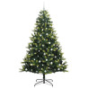 Árvore de Navidad Artificial Articulada 300 LEDs Verde 240 cm 4