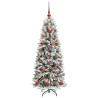 Árbol de Navidad artificial con 150 LED 53 x 53 x 120 cm 3
