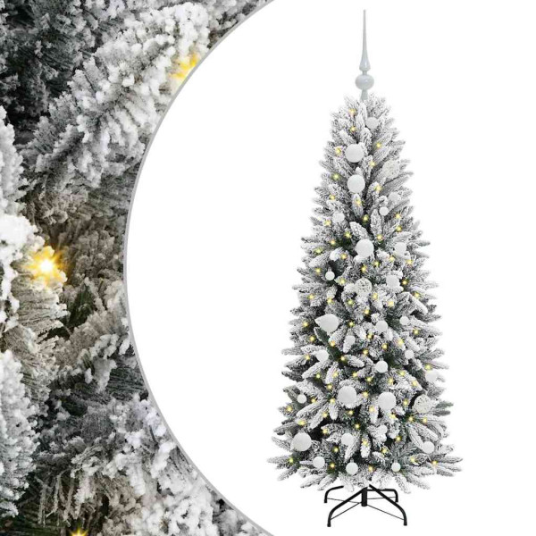 Árbol de Navidad artificial con 150 LED 53 x 53 x 120 cm M 2