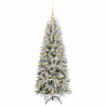 Árbol de Navidad artificial con 150 LED 53 x 53 x 120 cm 3