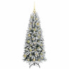 Árbol de Navidad artificial con 150 LED 53 x 53 x 120 cm 4