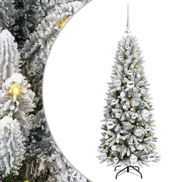 Árbol de Navidad artificial con 150 LED 53 x 53 x 120 cm M 2