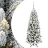 Árbol de Navidad artificial con 150 LED 53 x 53 x 120 cm 2